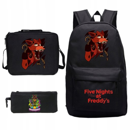 РЮКЗАК FNAF FIVE NIGHTS AT FREDDY'S SCHOOL 3 шт.