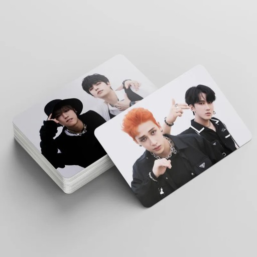 55 шт./компл. фотокарточки Kpop Stray Kids, тайм-аут, ломо-карты, фотокарточки для мальчиков