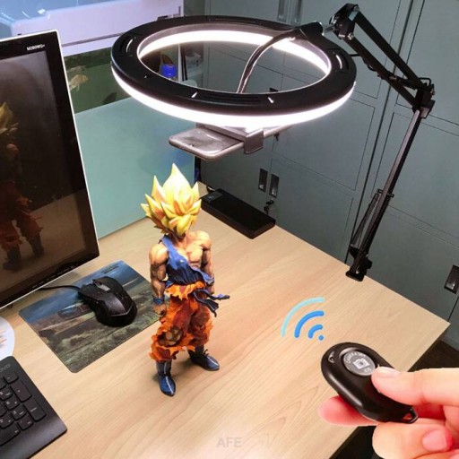 КОЛЬЦЕВАЯ ЛАМПА 26см USB ДЛЯ РУЧКИ ТЕЛЕФОНА