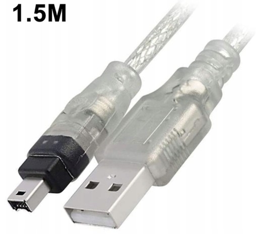 USB-кабель «папа» к Firewire к мини-4-контактному разъему