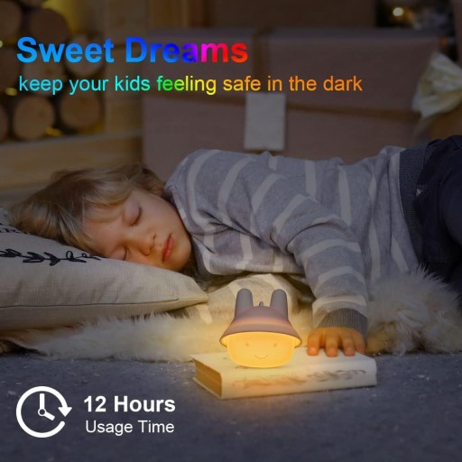 Vicloon Lampka nocna dla dzieci, nocne światło dziecko