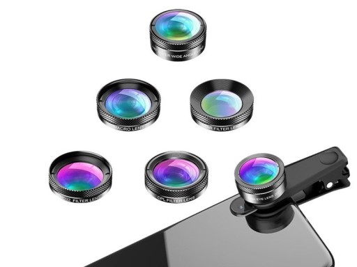 Набор линз с макрофильтром 6 в 1, ширина 25x ND32 Star Fisheye CPL для телефона