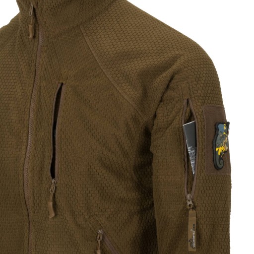 Мужская толстовка Polar HELIKON ALPHA TACTICAL флисовая Shadow Grey S