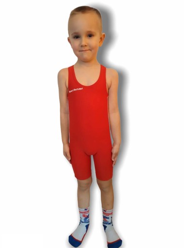 Berkner Unisex Red Kids's Wrestling Costume