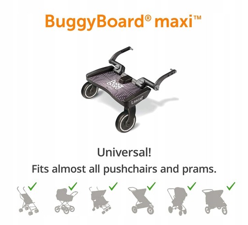 Lascal BUGGY BOARD MAXI RED дополнительная кровать
