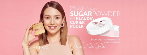 Claresa прозрачная рассыпчатая осветляющая пудра.