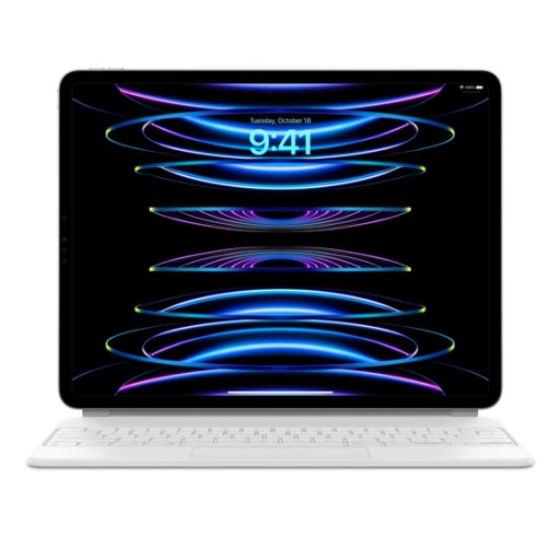 Клавиатура Apple Magic для iPad Pro 12,9 дюйма (6, 5, 4, 3 поколения) — белая