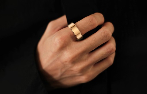 SMARTRING COLMI R02 20.3MM SMART RING ROZ. 11 IP68 MONITOR SNU ZŁOTY