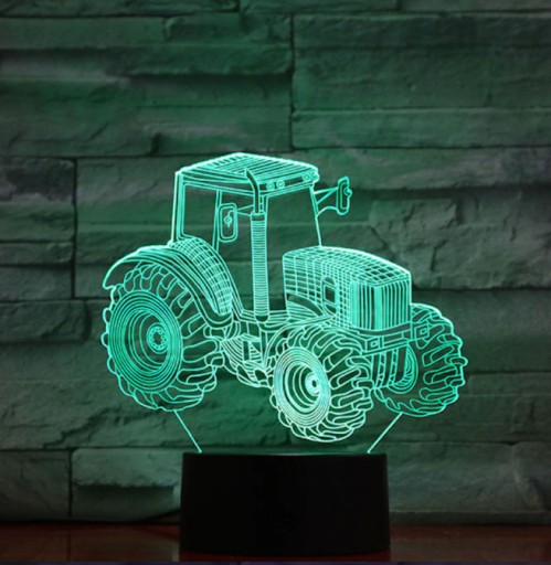 3D LED Тракторная ЛАМПА Трактор 16 цветов RGB