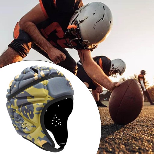 Scrum Cap Регбийный шлем Защитный шлем с флагом