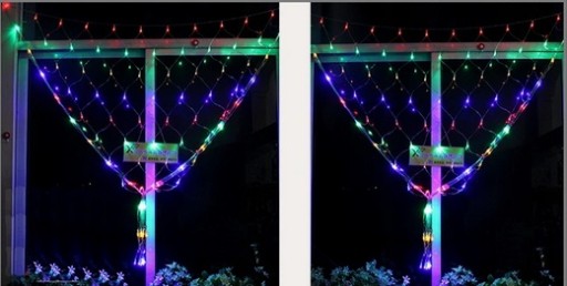 СЕТЧАТАЯ ШТОРА ВНУТРЕННЯЯ/ВНЕШНЯЯ ШТОРА 268LED 200x300см