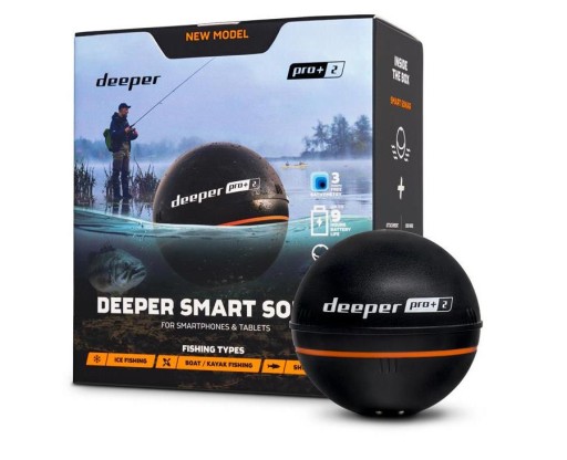 Рыболовный гидролокатор DEEPER PRO+ 2 GPS до 100 м