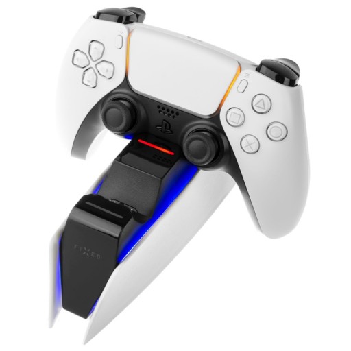 Stacja do ładowania Fixed do PlayStation 5, PS5, ładowarka na dwa pady LED