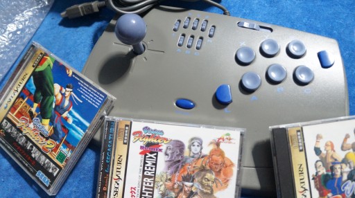 VIRTUA Fighter контроллер SEGA SATURN ARCADE STICK HSS-0104 в коробке