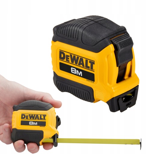 DEWALT Рулетка рулонная 8М 28мм Компактная рулетка