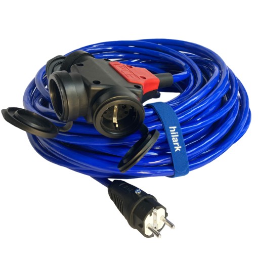 Резиновый удлинитель SCHUKO 25м H07BQ-F 3x2,5 PUR