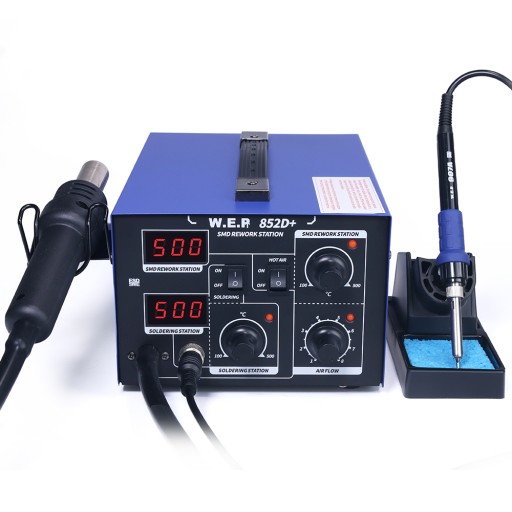Паяльная станция WEP 852D+ + НАКОНЕЧНИКИ ДЛЯ ОЛОВНОЙ ПАСТЫ