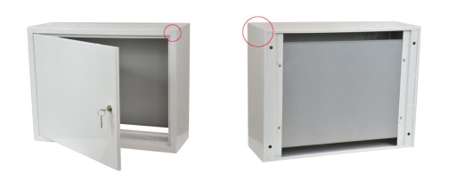 монтажная пластина металлического корпуса TPR-8BW v3 шкаф 700x500x200 70x50x20