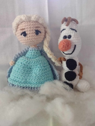 ОЛАФ СНЕГОВИК-ТАЛИСМАН / FROZEN FROZEN вязаная игрушка крючком / амигуруми