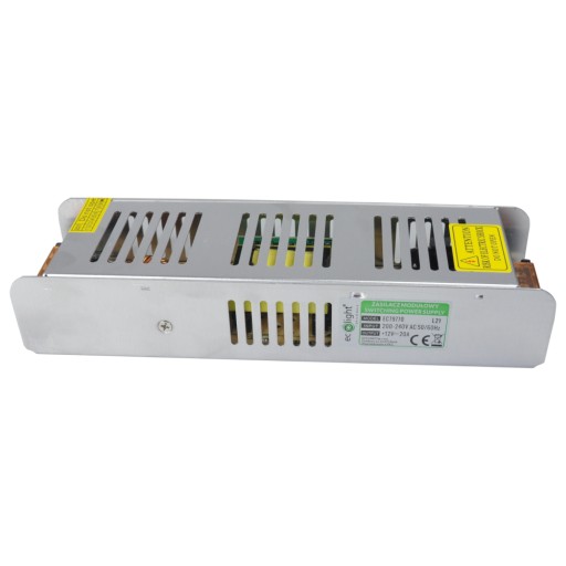 БЛОК ПИТАНИЯ ДЛЯ СВЕТОДИОДНЫХ ЛЕНТ МОДУЛЬНЫЙ SLIM Ecolight EC79770 12 В 250 Вт