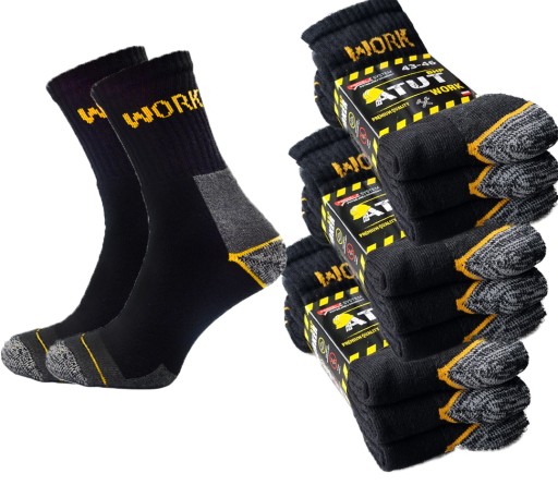 9 носков TERRY WORK STRONG POLISH 39-42