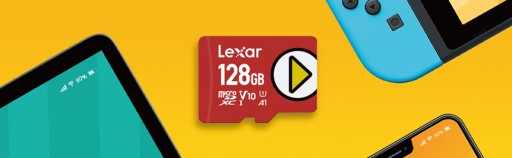 Карта памяти LEXAR Play Micro SDXC 128 ГБ, 150 МБ/с