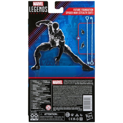 Marvel Legends - Фигурка Человека-паука Фонда Будущего (костюм-невидимка)