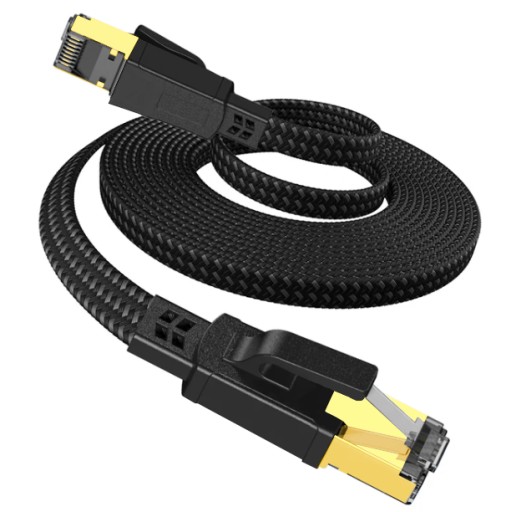 НАДЕЖНЫЙ ИНТЕРНЕТ LAN ETHERNET КАБЕЛЬ 40 ГБ RJ45 CAT.8 5M