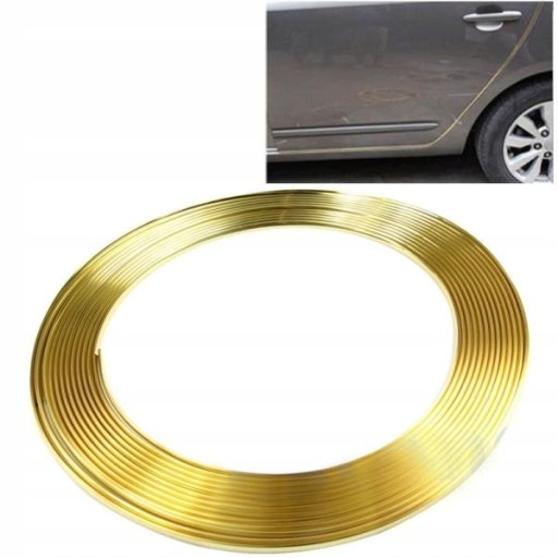 EDGE STRIP, золото, золото, хромированная кромка
