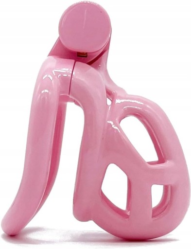 MAŁY RÓŻOWY PAS CNOTY CHASTITY 4 RINGI COBRA