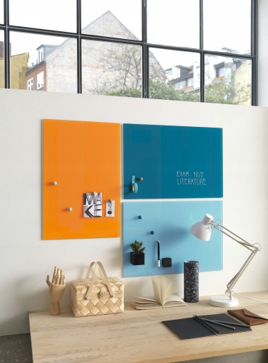 ДОСКА БЕЛАЯ МАГНИТНАЯ СТЕКЛО 40x60 см NAKED