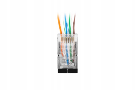 Разъем FTP RJ45 прямой, категория 6, 100 шт. Ланберг