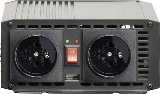 Преобразователь напряжения 24 В в 230 В 700 Вт / 1400 Вт USB