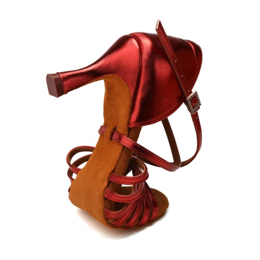 ТАНЦЕВАЛЬНЫЕ ТУФЛИ SHINY RED BURROW 7,5см