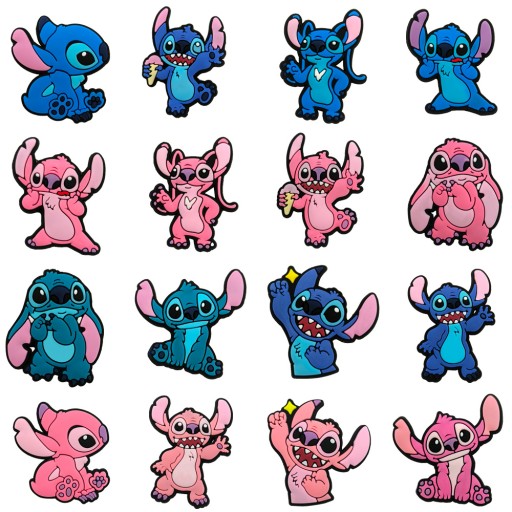 Przypinka Stitch Stich do Crocs butów klapków telefonu torebki plecaka
