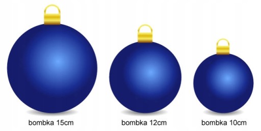 BARDZO DUŻA BOMBKA z imieniem dedykacją 15cm Szkło