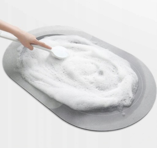 Коврик для ванной xxl anti -slip Quick -Drying Lymph Rug 50 x 80 см