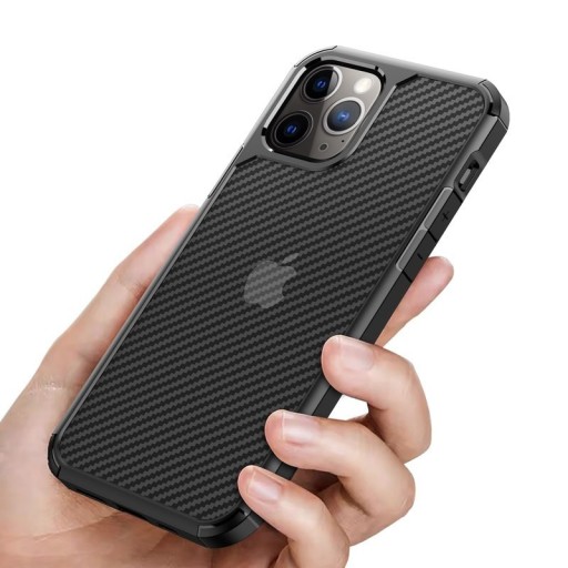 Чехол Crong для iPhone 12 Pro Max (черный)