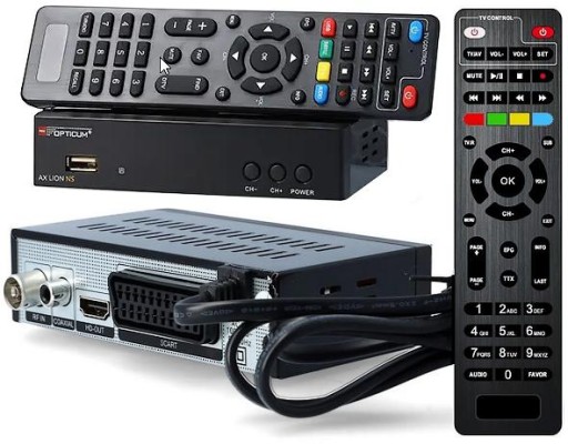 Декодер DVB-T2 Цифровой ТВ-тюнер Opticum H.265 HEVC