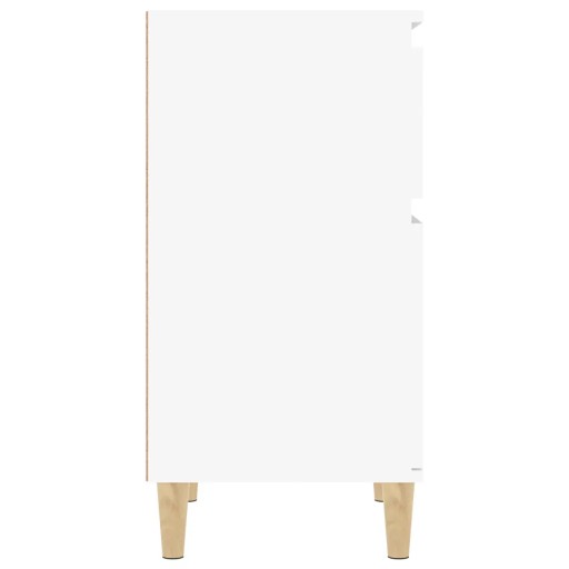 vidaXL Прикроватная тумбочка Белый 40x35x70 см