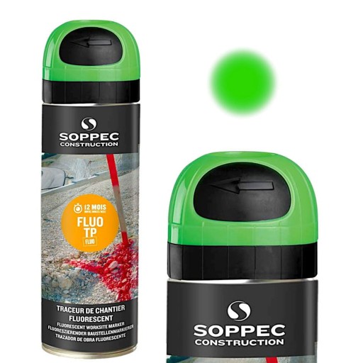 Геодезическая краска Fluo TP SOPPEC 1 шт. ЗЕЛЕНЫЙ