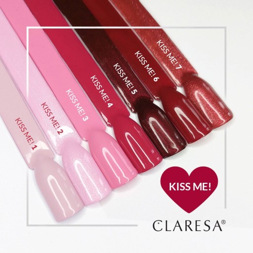 Лак для ногтей Claresa Kiss me гибридный 2–5 г