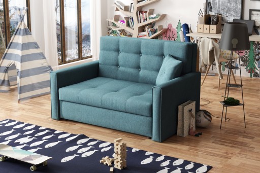 solidna dwójka VIGA II LUX sofa z pojemnikiem