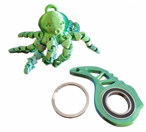 Брелок KEYRAMBIT KEYSPINNER+ Octopus LAGOON Много цветов