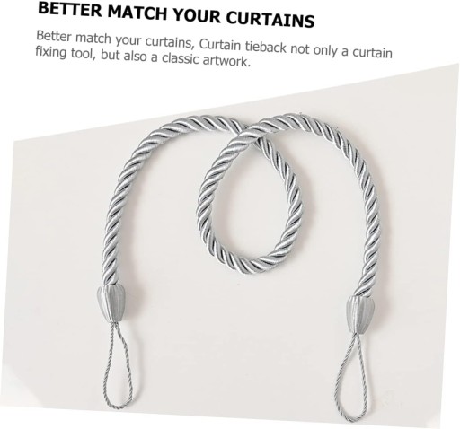 4 Oxford Cord Curtains Opaski do zasłon dekoracyjnych
