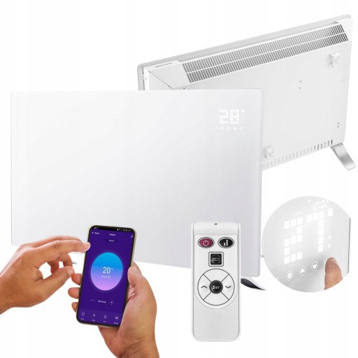 NEO ЭЛЕКТРИЧЕСКИЙ КОНВЕКТОР РАДИАТОР 1000W WIFI + ПУЛЬТ ДИСТАНЦИОННОГО УПРАВЛЕНИЯ