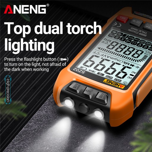 ЦИФРОВОЙ МУЛЬТИМЕТР ANENG SZ02 True RMS 9999 СЧИТЫВАЕТ