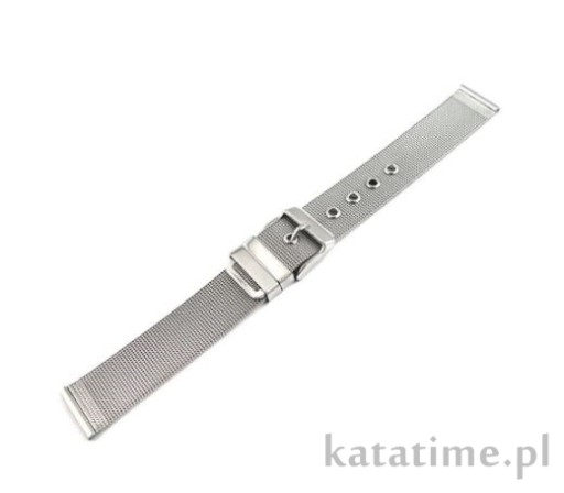 Bransoletka pasek do zegarka do smartwatcha mesh milanese 16 mm stalowa HIT
