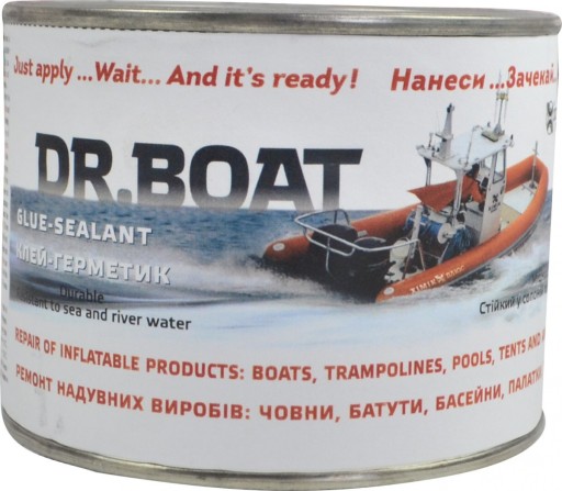Клей 2в1 DR.BOAT 330г для понтона, бассейна ПВХ