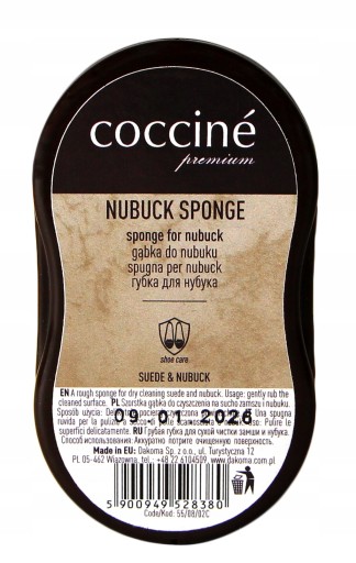 НАБОР ДЛЯ ЧИСТКИ ЗАМШЕВОЙ ОБУВИ COCCINE 4-В-1